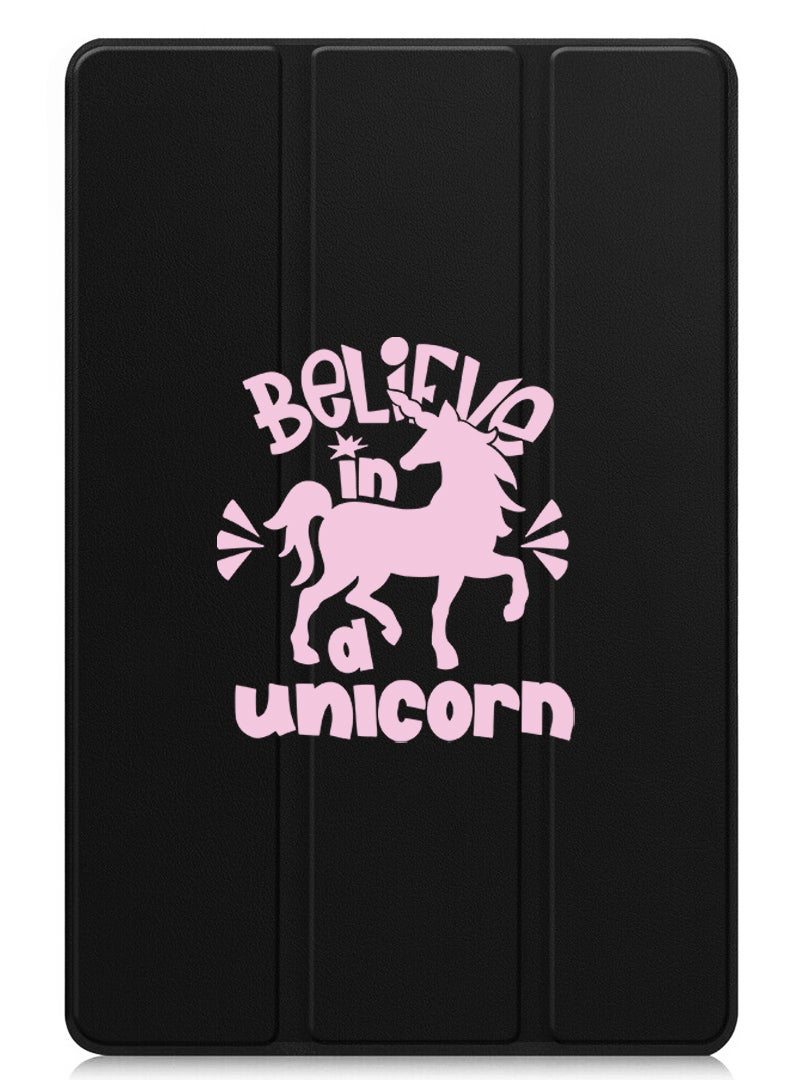 Theodor Protective Flip Case For Huawei MatePad Pro 11 (2024) With Trifold Stand Auto Wake Sleep Shockproof Cover Believe in unicorn - Image 1