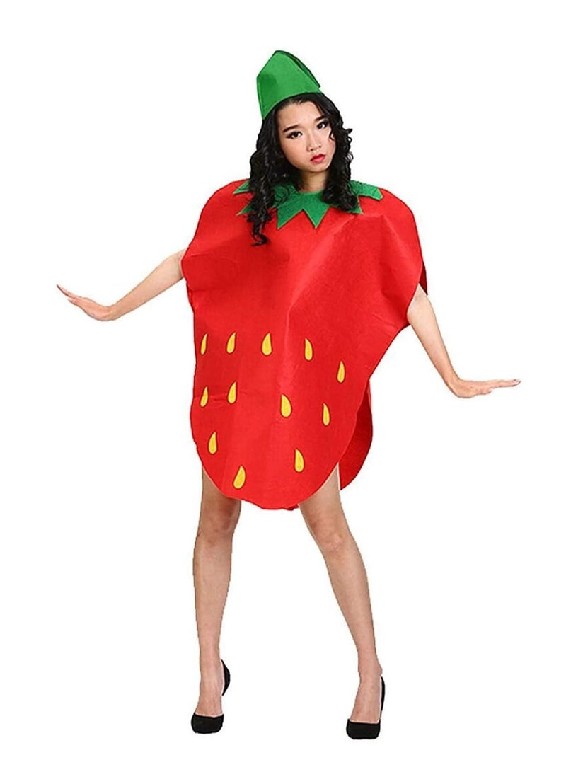 كابتن تيك Adult Fruits Vegetables And Nature Costumes Suits Outfits Fancy Dress Party Boys And Girls Costume Suit With Hat - Image 1
