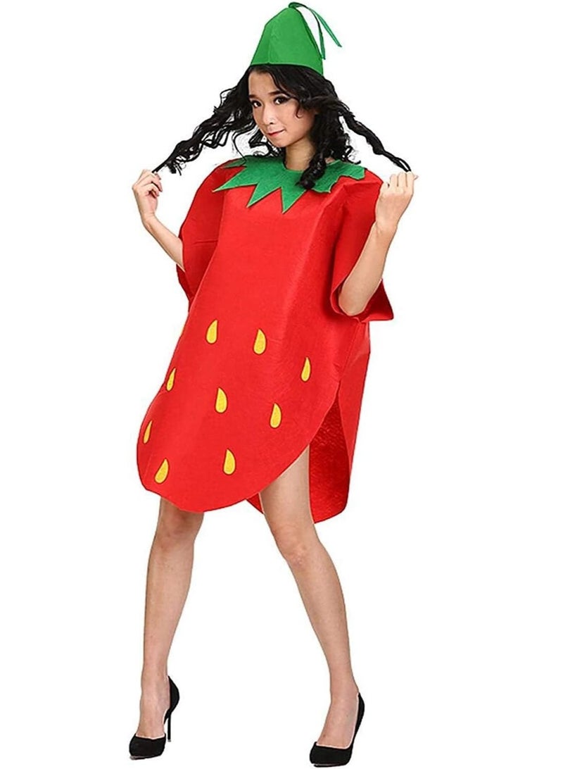 كابتن تيك Adult Fruits Vegetables And Nature Costumes Suits Outfits Fancy Dress Party Boys And Girls Costume Suit With Hat - Image 3