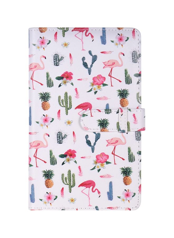 Loquat 96-Pocket Mini Photo Album White/Pink/Green  - Image 1