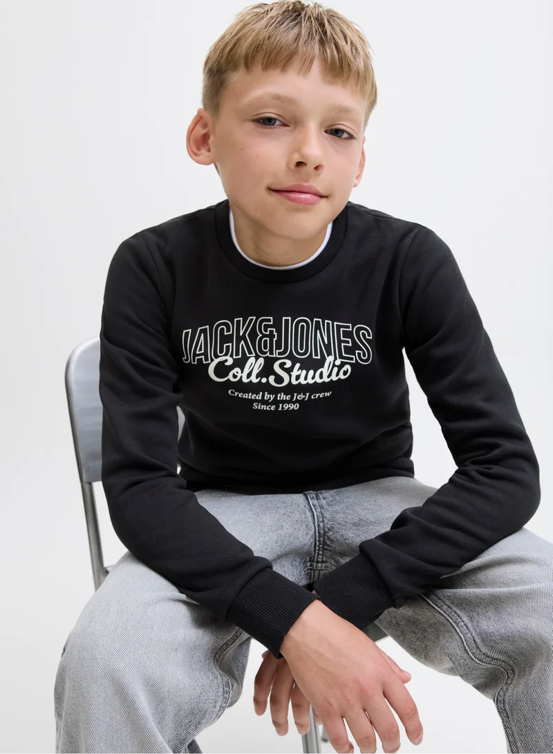 Jack & Jones Junior Kids Crew Neck Sweatshirt