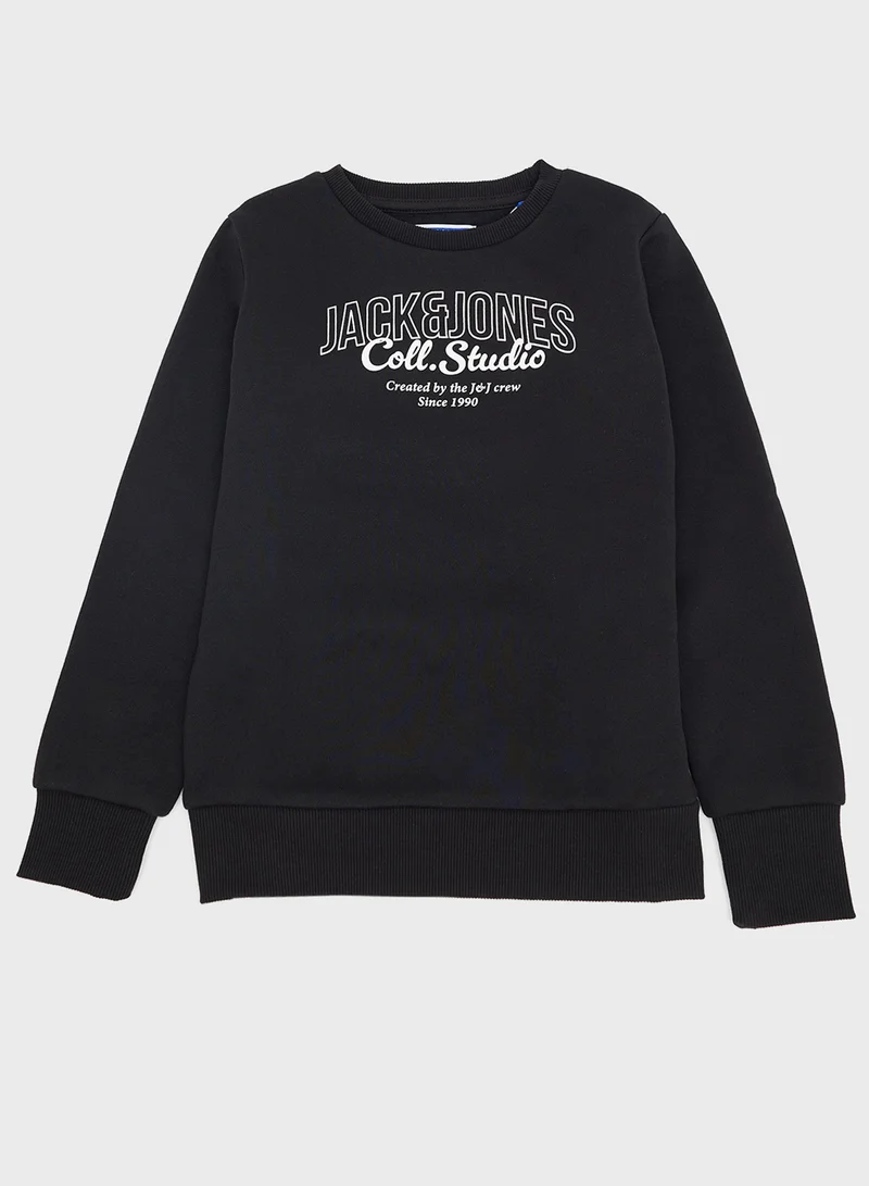 جاك وجونز جونيور Kids Crew Neck Sweatshirt