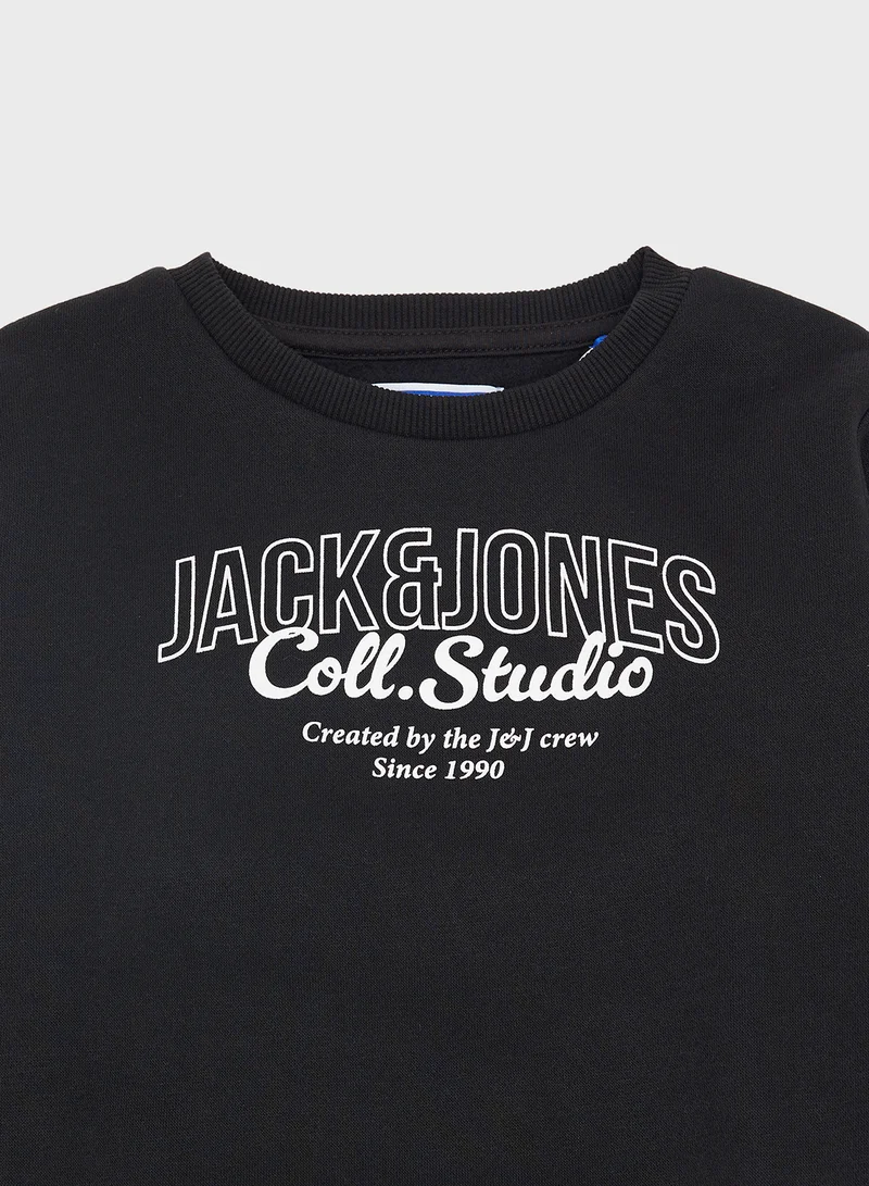 Jack & Jones Junior Kids Crew Neck Sweatshirt