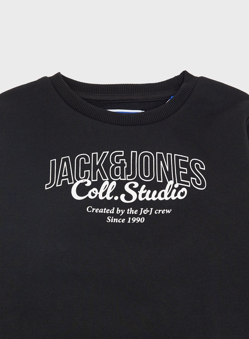 Jack & Jones Junior Kids Crew Neck Sweatshirt - Image 3