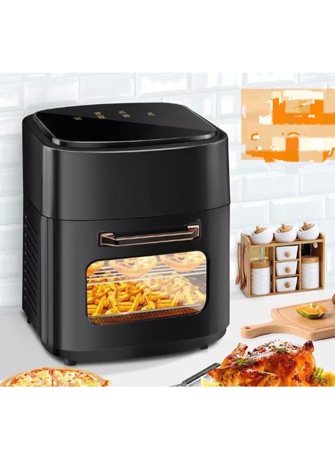 15L Extra Large Capacity Air Fryer – Digital Hot Air Oven with Touchscreen, Oil-Free Cooking, Rotisserie & Bake Function for Family Meals  - Image 2
