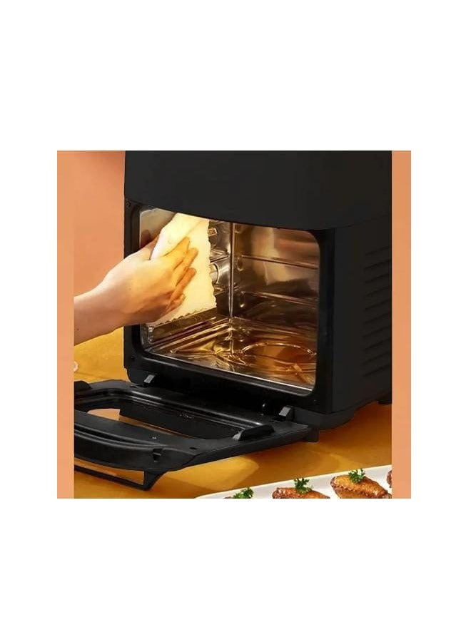 15L Extra Large Capacity Air Fryer – Digital Hot Air Oven with Touchscreen, Oil-Free Cooking, Rotisserie & Bake Function for Family Meals  - Image 3