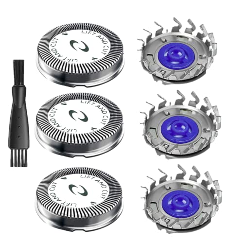 BECHY HQ56 Replacement Shaver Heads for HQ3 HQ4 HQ55 HQ56 HQ6,Replacement Shaver Head Compatible with Philips Norelco HQ300 HQ442 HQ916 HS190 HQ6990 Electric Shavers etc. - Image 1