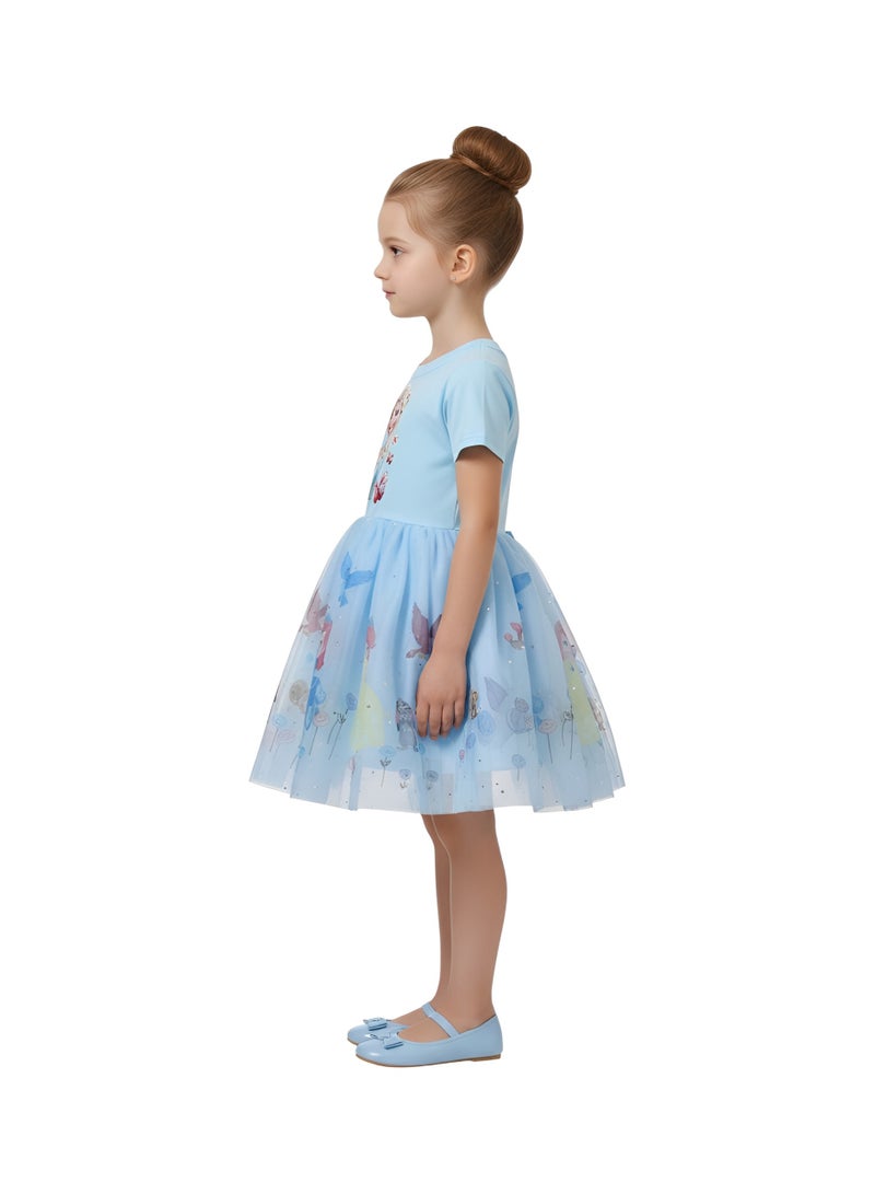 Bidani Elsa and Anna Winter Queen Blue Dress - Image 2