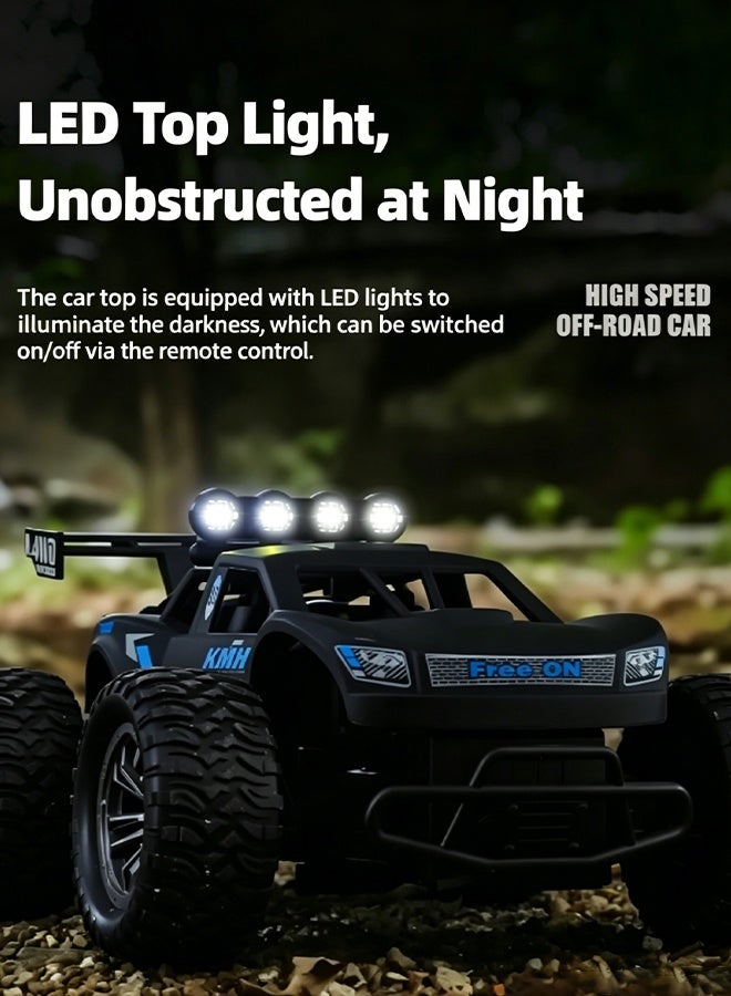 1:18 Scale Brushless RC Truck 4X4 Off-Road Remote Control Car with Lights, Max 40 MPH - Image 4