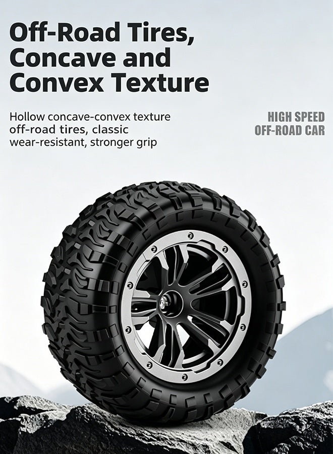 1:18 Scale Brushless RC Truck 4X4 Off-Road Remote Control Car with Lights, Max 40 MPH - Image 2