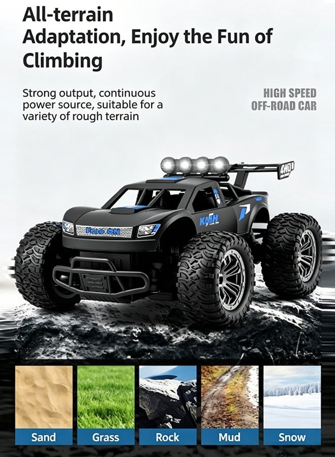 1:18 Scale Brushless RC Truck 4X4 Off-Road Remote Control Car with Lights, Max 40 MPH - Image 5