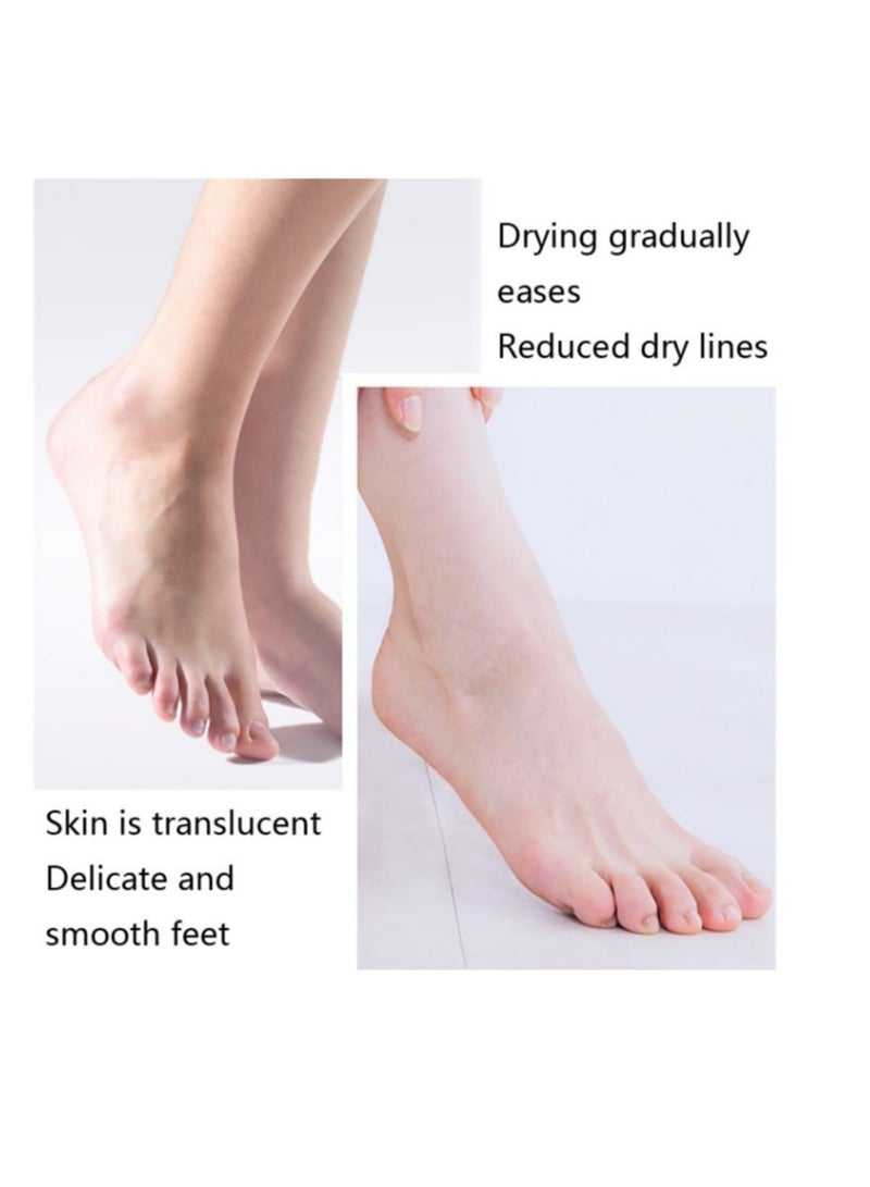 efero 2 Pairs Strawberry Foot Mask For Dry Cracked Feet,Remove Dead Skin Niacinamide Moisturizing Foot Mask Moisturizing Repairing Nourishing Exfoliating Smooth Skin Care Dry Cracked Feet,Remove Dead Skin - Image 3