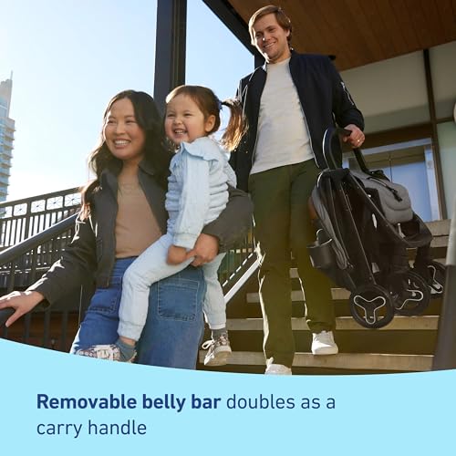 Graco Ready2Jet Compact Stroller – Overhead Friendly Compact Travel Stroller with Automatic Fold, Lilac Mod - Image 5