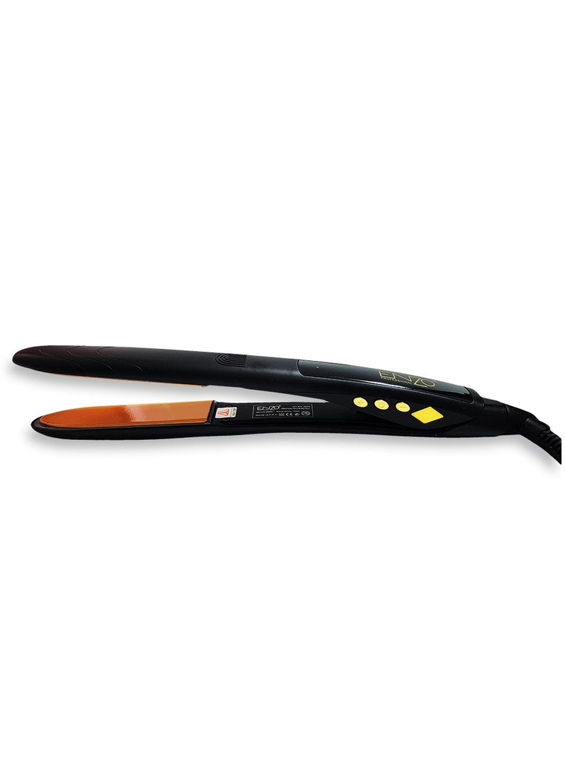 ENZO - Professional Ceramic Coated Hair Straightener EN-3003 Hair Straightener is the perfect professional hair straightener for perfect result in keratin treatments. - Image 1