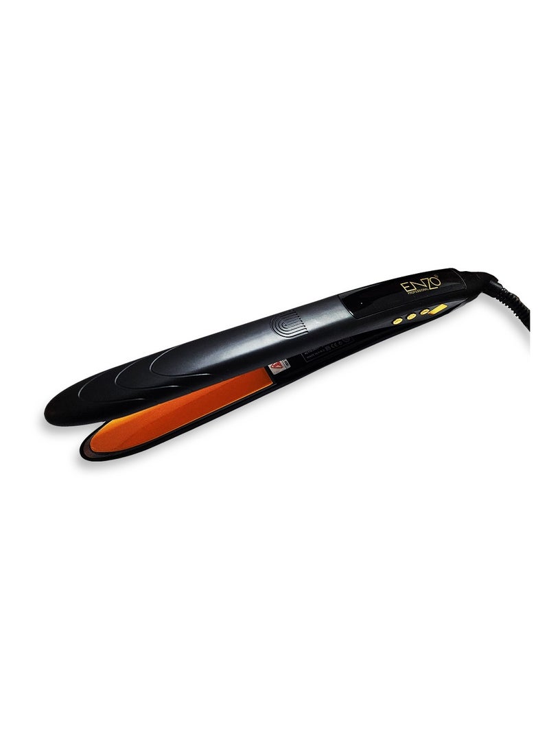 ENZO - Professional Ceramic Coated Hair Straightener EN-3003 Hair Straightener is the perfect professional hair straightener for perfect result in keratin treatments. - Image 1