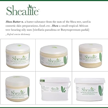 Shealife 1 Kg Organic Unrefined Shea Butter for Conditioning Sensitive and Dry Skin Baby Skin Salve Treatment of Eczema Psoriasis and Damaged Skin Supplied Direct by Shea Life Skincare 1 Kg - Image 3