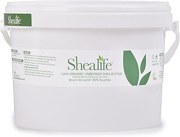 Shealife 1 Kg Organic Unrefined Shea Butter for Conditioning Sensitive and Dry Skin Baby Skin Salve Treatment of Eczema Psoriasis and Damaged Skin Supplied Direct by Shea Life Skincare 1 Kg - Image 1