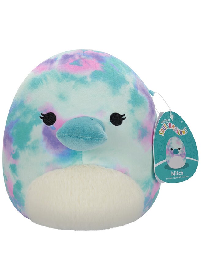Squishmallows Little Plush 7.5 inch Brindall Rainbow Tie-Dye Platypus with White Belly Officially Licensed Kellytoy Plush Toy Colorful Soft Gift for Kids Girls & Boys Washable Squishy Stuff Toy Multicolor All Age  - Image 1