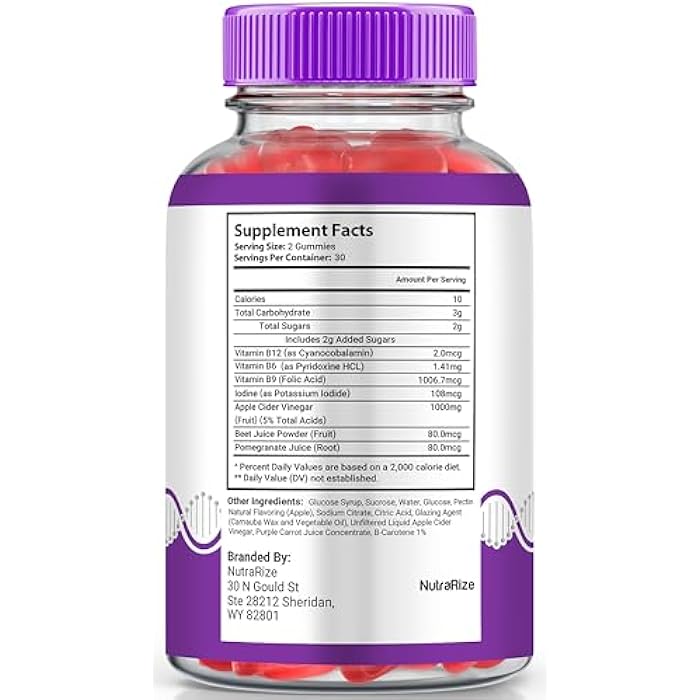 NutraRize (Pack of 3 RiteLyfe Blood Circulation Support Gummies, All Natural Stabilizer to Maintain Stable Healthy Levels and Overall Wellness, Premium Formula Gomitas Review (180 Gummies) - Image 2