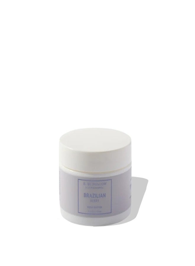 Beachwaver The Co. B. Bungalow Brazilian Berry Body Butter | Travel Size (1.35 Oz | Cloudberry Seed Oil, Vegan Squalane & Hyaluronic Acid | Blackberries, Apricots, Jasmine Sambac, Vanilla & Coconut - Image 1