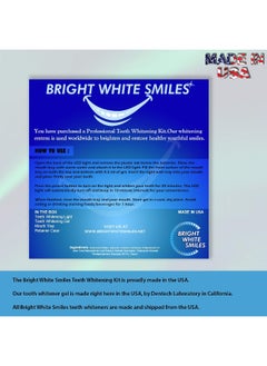 Bright White Smiles Bright White Smiles Teeth Whitening Kit | LED Light Activated Teeth Whitener | with 2X 5ml 35% Carbamide Peroxide Gel Syringes | Comfort Fit Mouth Tray & Case | for Home Use | Professional Results  - Image 4
