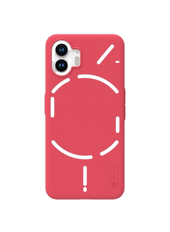 Case Cover For Nothing Phone 2 NILLKIN Frosted Shield Phone Protective Case Red