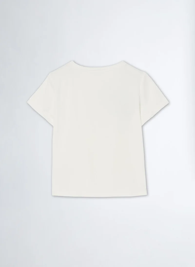 Liu Jo T-Shirt with Maxi Bow