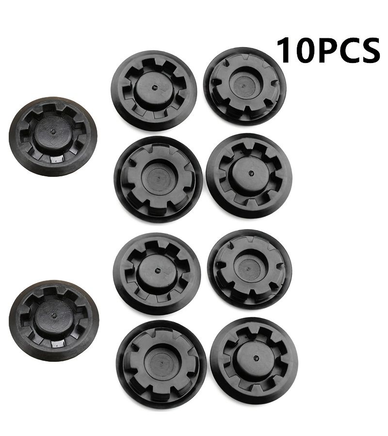 10 Pcs Car Door Lock Hole Filler Plug Cap Ring Suitable For Toyota Plastic Door Rubber Cover Modification - Image 3