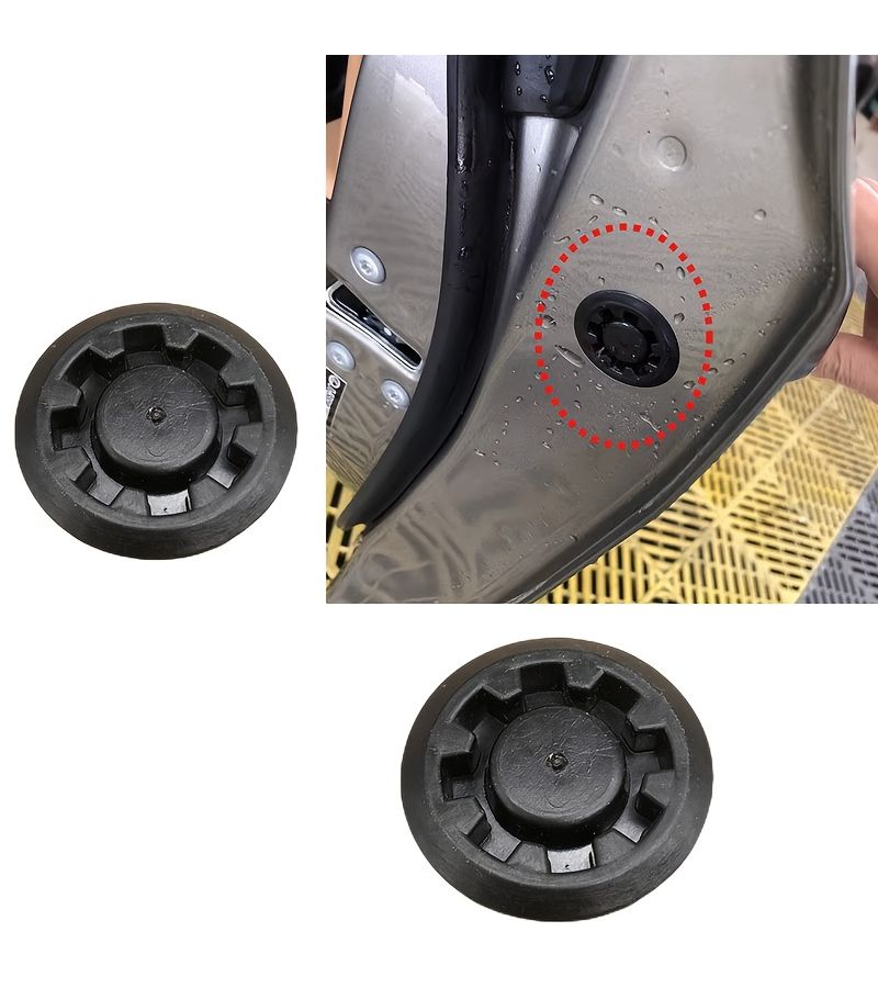 10 Pcs Car Door Lock Hole Filler Plug Cap Ring Suitable For Toyota Plastic Door Rubber Cover Modification - Image 1