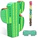 Clabby Cactus Piata Bundle Fiesta Cactus Piata Set with Blindfold and Bat Birthday Party Game Supplies Photo Prop for Carnival Events Mexican Theme Decoration Cinco De Mayo - Image 4
