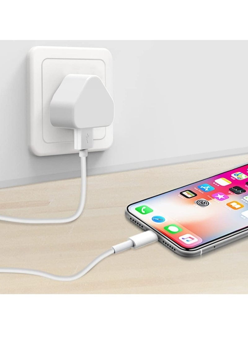 5V 1A Power Adapter Supply, USB Charger Cable and Plug Compatible for i Phone 5S, 6, 6S, 6 Plus, 6S Plus, 7, 7 Plus, 8, 8 Plus, XS, X, XS Max, 11, XR, i Pod Touch 5G Power Cord  - Image 5