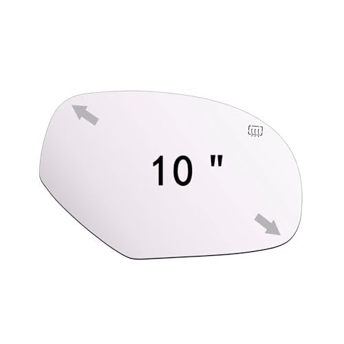 ReYee Mirror Glass fit for 2007-2014 Cadillac Escalade Chevy Avalanche Silverado Suburban Tahoe GMC Sierra Yukon Passenger Right Side Mirror Glass RH No Backing Plate Convex Including Adhesive - Image 3