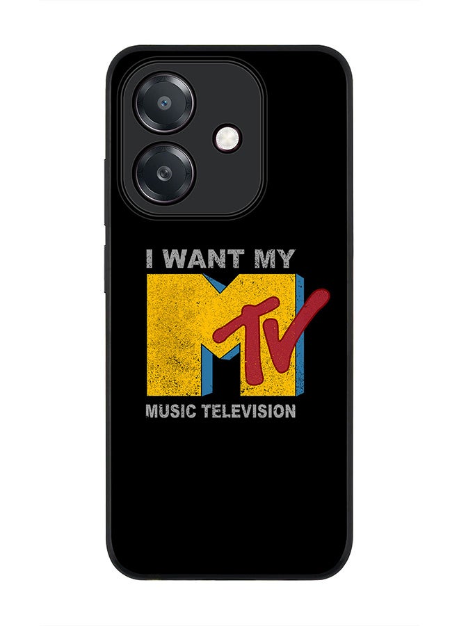 Stylizedd For Oppo A5i Case,Slim fit Camera Protection, Shockproof Thin Phone cover  - I want my mtv