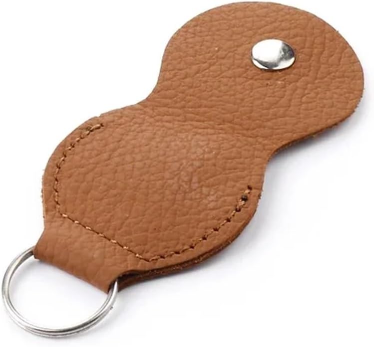 35Pcs Real Cow Leather Cowhide Key Chain Style Guitar Bass Picks Holder Plectrums Case Bag Collection - Image 3