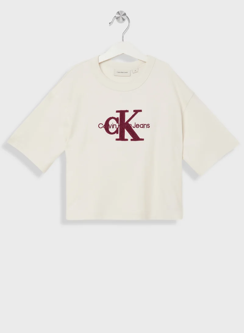 كالفن كلاين جينز TEDDY MONOLOGO SS T-SHIRT