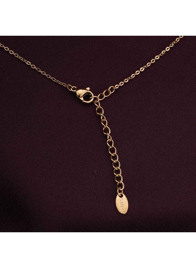 PALMONAS Floral Fantasy Gold Necklace for Women - Waterproof & Anti-Tarnish - Image 4