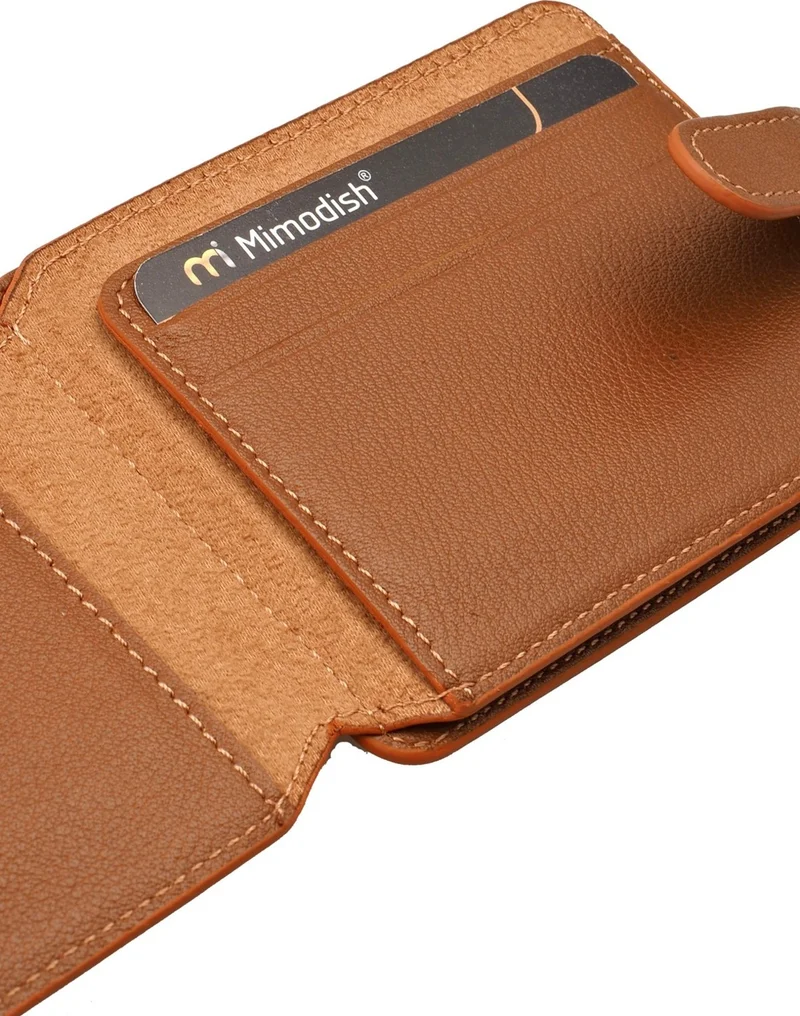 ميموديش 1145 Leather Paper Money Eyed Taba Luxury Men's Credit Card Holder