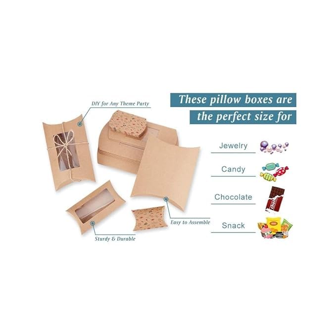MILAPARK CRAFTS صناديق هدايا ورقية قابلة للطي بنية من ميلابارك للحلويات والفواكه المجففة - تغليف زخرفي فاخر في عيد الميلاد، صندوق هدايا، هدية، تعبئة وظائف بوجا، رأس السنة، هدايا - Image 5