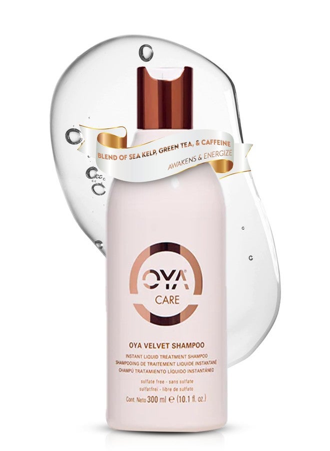 OYA Velvet Shampoo - Moisturizing Caffeinated Shampoo with Minerals and Antioxidants - Hydrating Daily Salon Formula to Nourish, Strengthen, and Revitalize Hair - 300 ml / 10.1 fl oz - Image 1