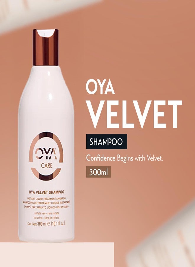 OYA Velvet Shampoo - Moisturizing Caffeinated Shampoo with Minerals and Antioxidants - Hydrating Daily Salon Formula to Nourish, Strengthen, and Revitalize Hair - 300 ml / 10.1 fl oz - Image 2