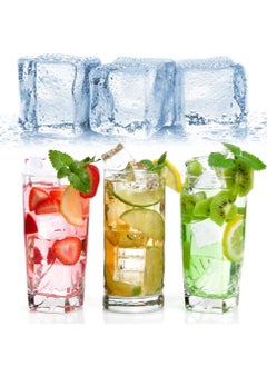 Y&D 100 Pcs 20MM Reusable Plastic Ice Cubes,Clear Acrylic Fake Cubes,Artificial Square Crystal Cubes for Photography Props Home Decoration Wedding Centerpiece Vase Fillers  - Image 4