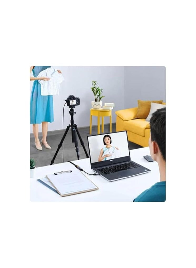 Vedio Capture Card, 4K 60FPS Video Capture Card USB 3.0 with Microphone 4K@60Hz HDMI Loop-Out Capture Cards for Nintendo Switch/Gaming/Live Streaming Xbox Series X/S, Work with PS4/5/PC/OBS/Camera/PC  - Image 3