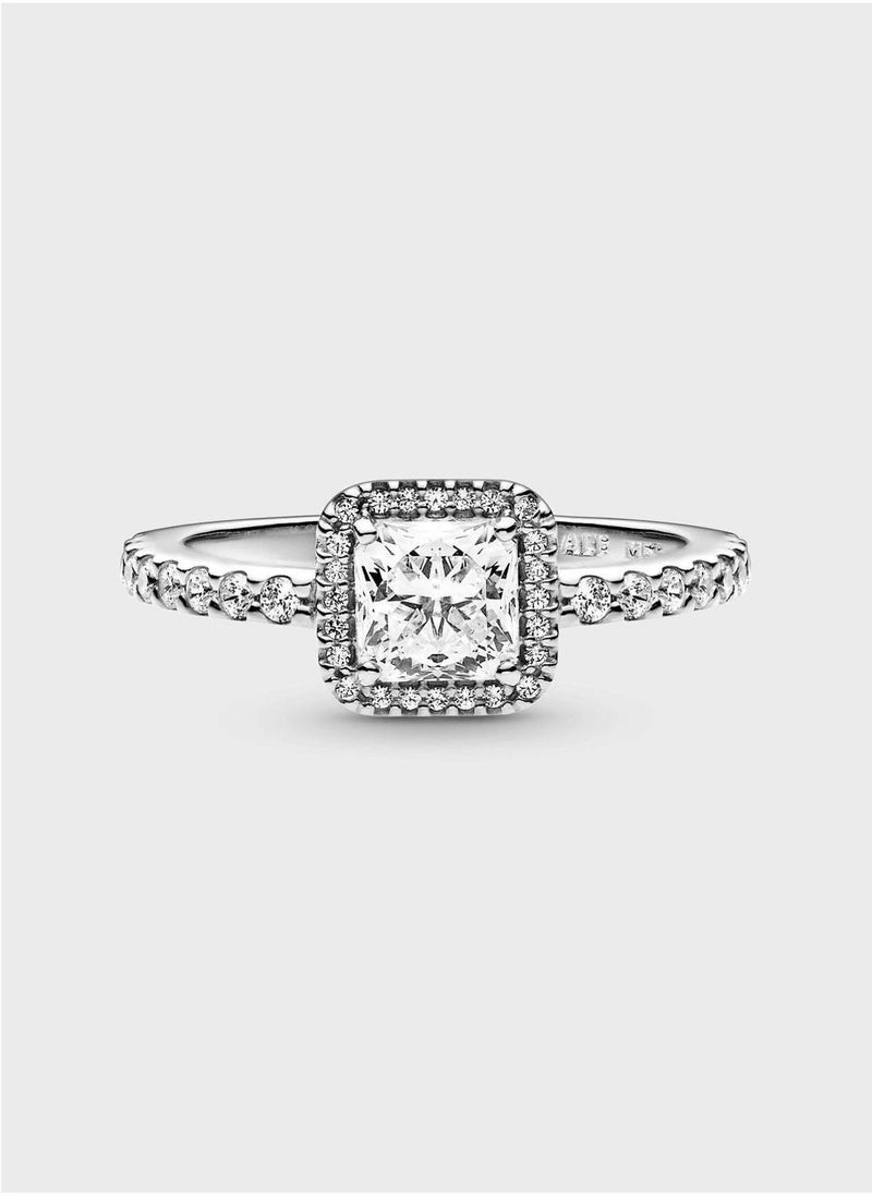 PANDORA Square Sparkle Halo Ring  - Image 2