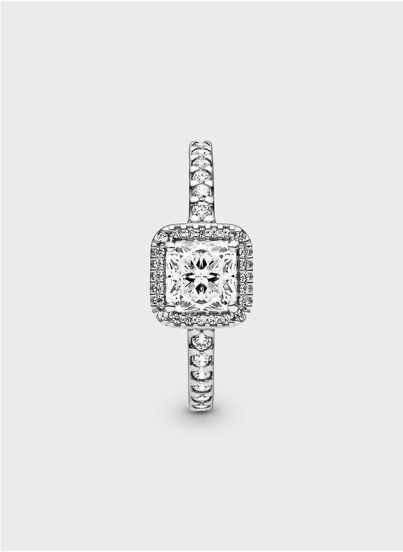 PANDORA Square Sparkle Halo Ring  - Image 3