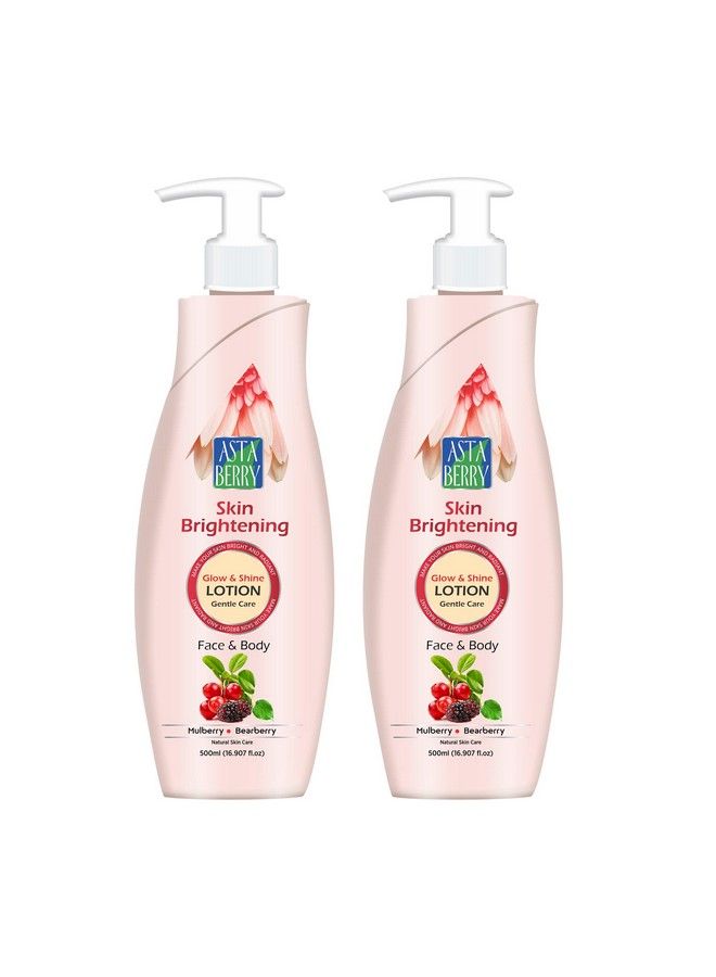 Astaberry Skin Brightening Face & Body Lotion Pack Of 2 300Ml (2 X 300Ml) Bright & Radiant ; Goodness Of Mulberry & Bearberry ; Moisturized And Healthy Skin ; Soft And Gentle Skin - Image 1