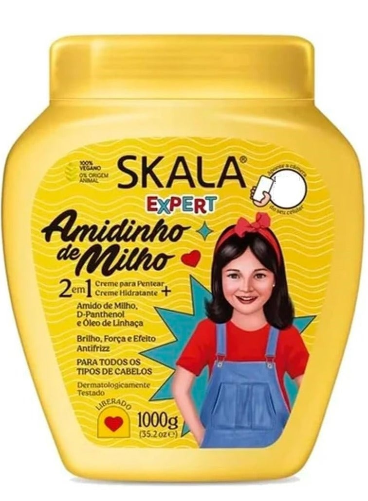 SKALA Expert Amidinho de Milho Cream For moisturizing And Strengthening Children's Hair 1000 g