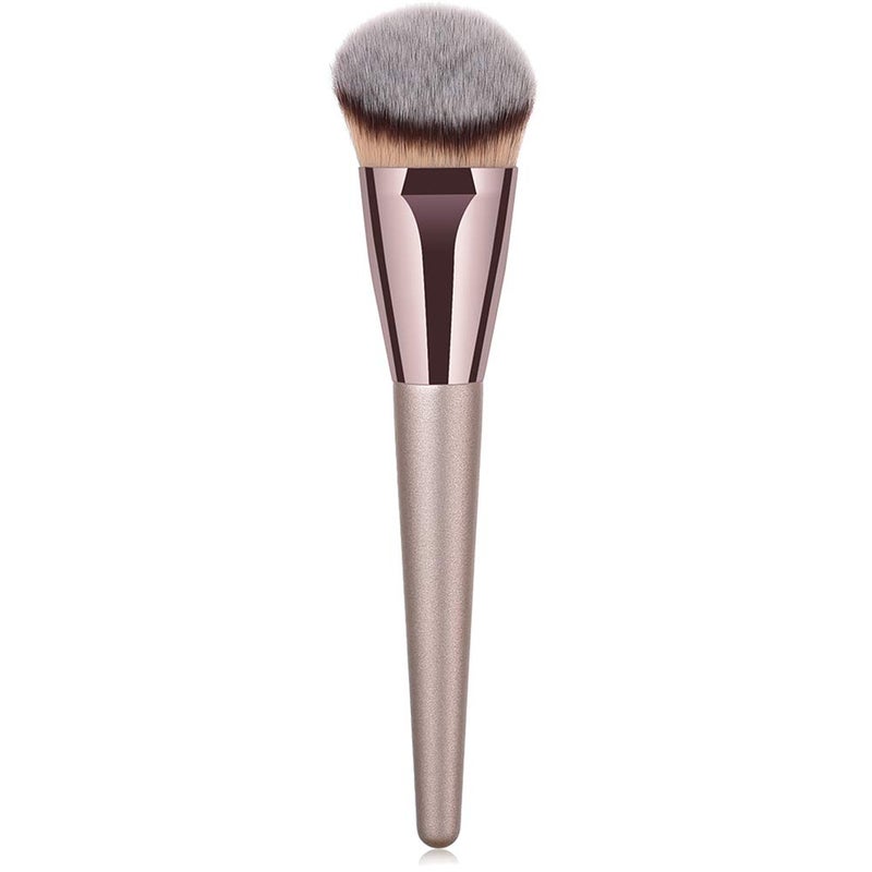 VVS 1pcs Professional Makeup Brush Set, Premium Synthetic Foundation Brush Blending Powder Tapered Kabuki Liquid Foundation Makeup Brushes Cosmetics Applicator (Gold 1) - Image 1
