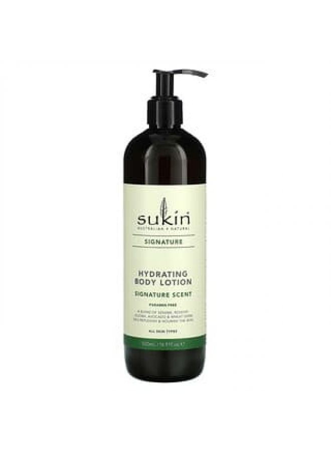 Sukin, Hydrating Body Lotion, Signature, 16.9 fl oz (500 ml)