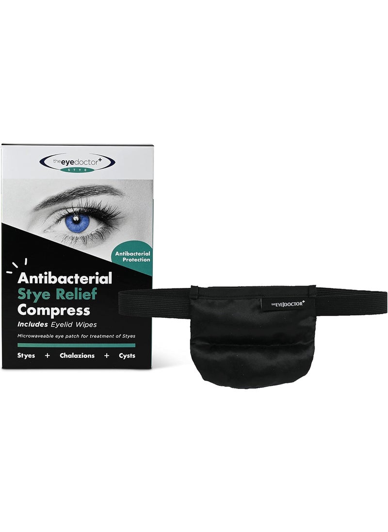The Eye Doctor The Eye Doctor Stye Relief Compress - Reusable Microwaveable Hot Single Eye Patch Mask - Treatment of Stye, Blepharitis, Dry Eye 