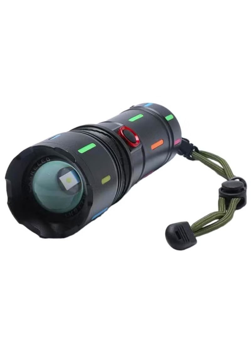 Generic Zoom Flash Light Orignal GHS S-5050W Powerful Flashlight LED Torch Camping Flash Light  - Image 3